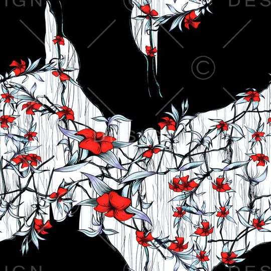 花朵印花华亿平台图片