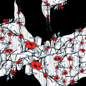 644018-花卉树根黑