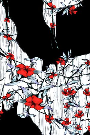 花朵印花华亿平台图片