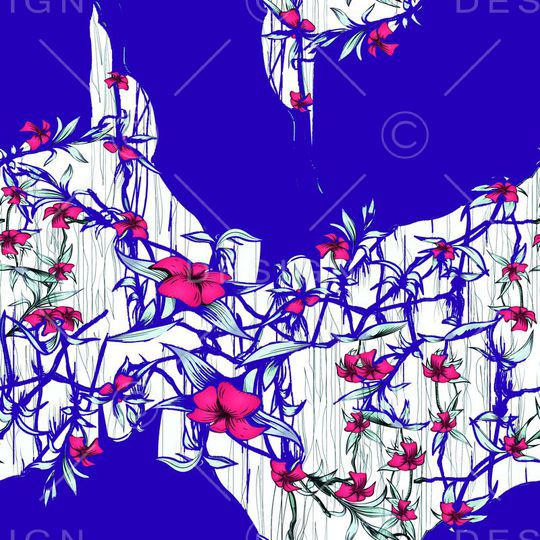 花朵印花华亿平台图片