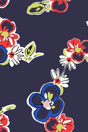 2017年女装新华亿平台印花华亿平台图片