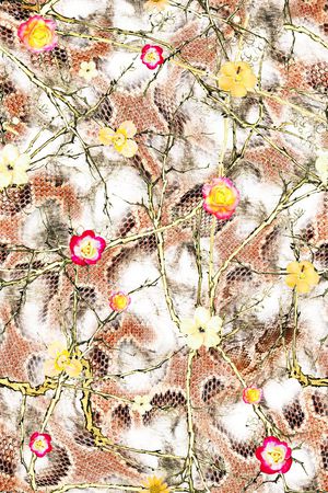 蛇皮印花华亿平台图片