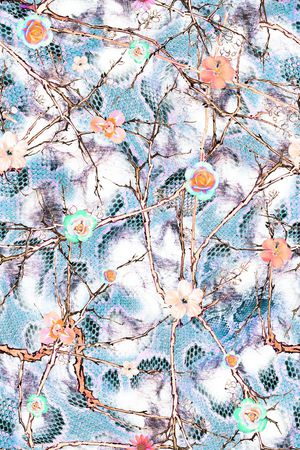 蛇皮印花华亿平台图片