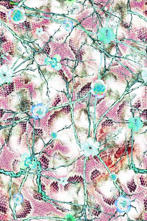 蛇皮印花华亿平台图片