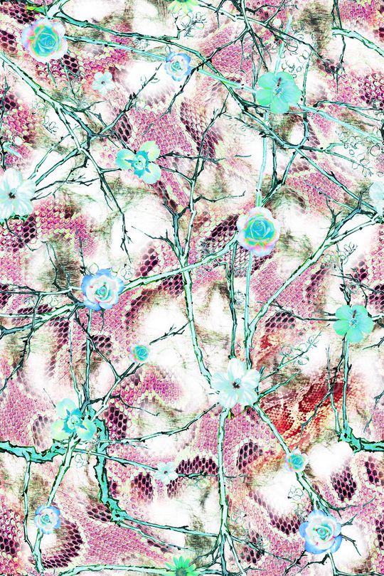 蛇皮印花华亿平台图片