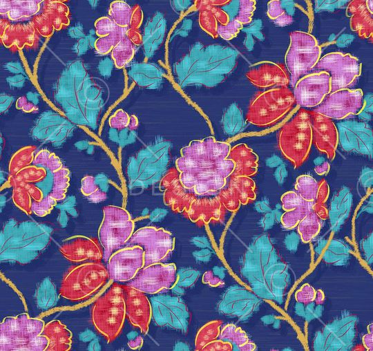 植物印花华亿平台图片