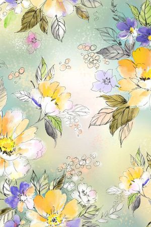 植物印花华亿平台图片