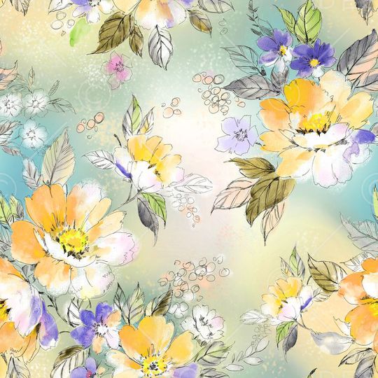 植物印花华亿平台图片