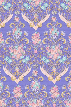 古典纹样印花华亿平台图片