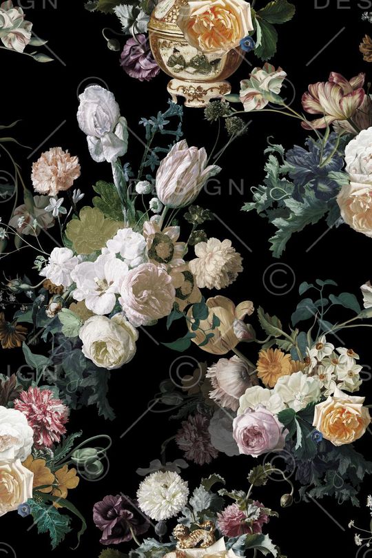 油画花卉印花华亿平台图片