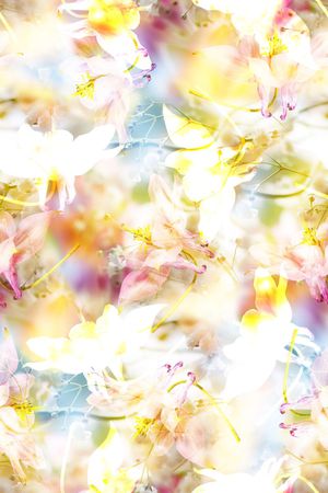 时尚抽象花卉女装裙子印花印花华亿平台图片