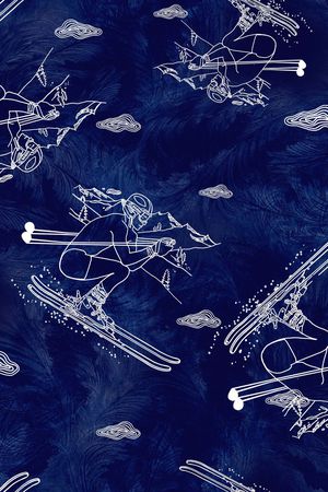 线条印花华亿平台图片