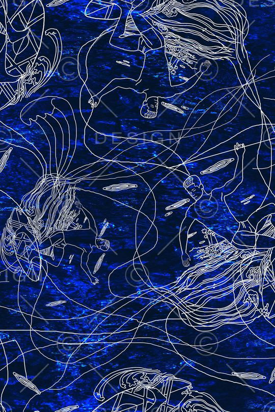 线条印花华亿平台图片