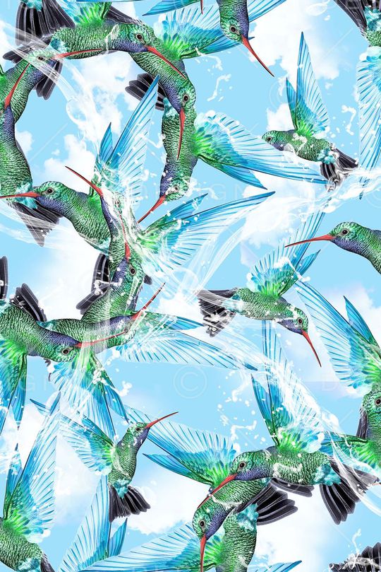 鸟儿印花华亿平台图片