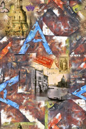 抽象印花华亿平台图片