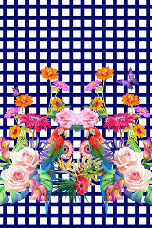 花朵印花华亿平台图片