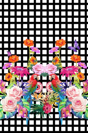 花朵印花华亿平台图片