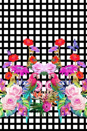 花朵印花华亿平台图片