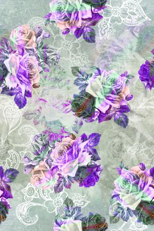 玫瑰印花华亿平台图片