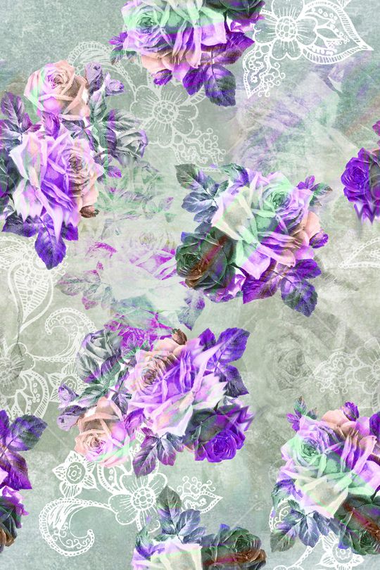 玫瑰印花华亿平台图片