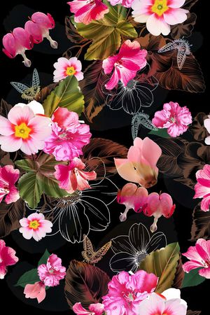 郁金香印花华亿平台图片