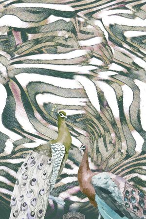 淡雅印花华亿平台图片