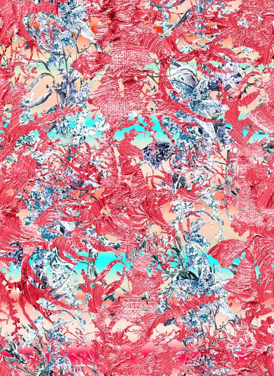 抽象纹理印花华亿平台图片