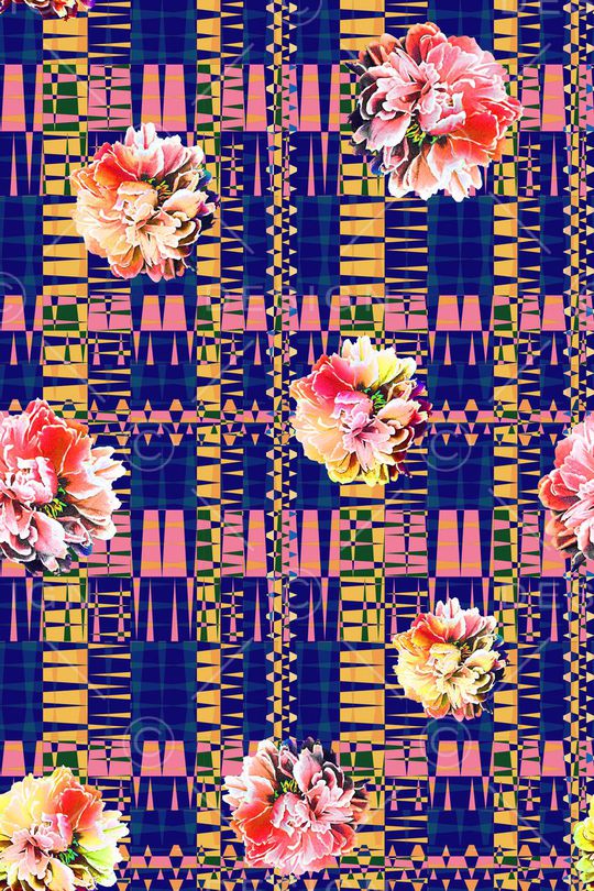 花朵印花华亿平台图片