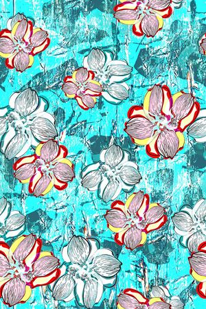 花朵印花华亿平台图片