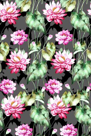 水彩手绘印花华亿平台图片