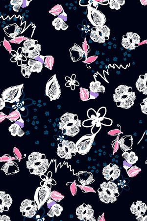 花朵印花华亿平台图片