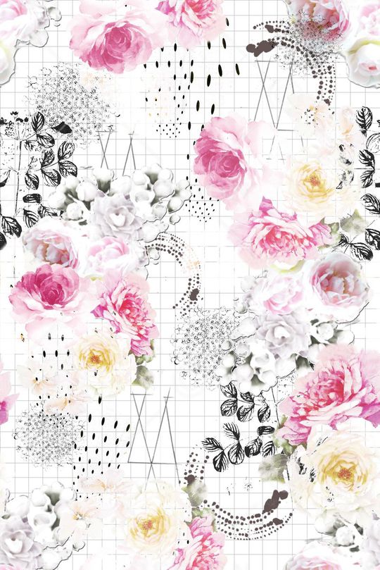 抽象肌理印花华亿平台图片