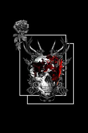 潮流男装印花华亿平台图片