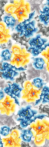 定位丝巾长巾华亿平台印花华亿平台图片