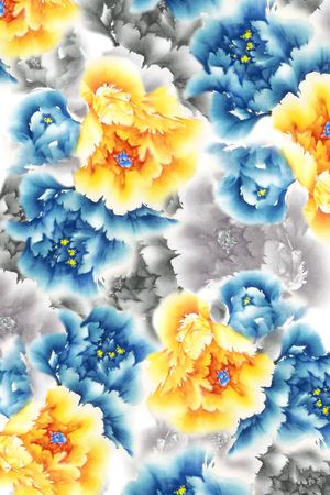 定位丝巾长巾华亿平台印花华亿平台图片