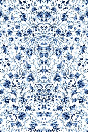 中国风印花华亿平台图片