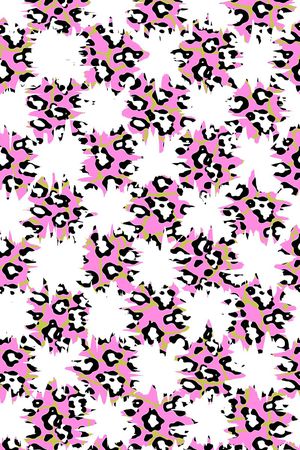 豹纹印花华亿平台图片