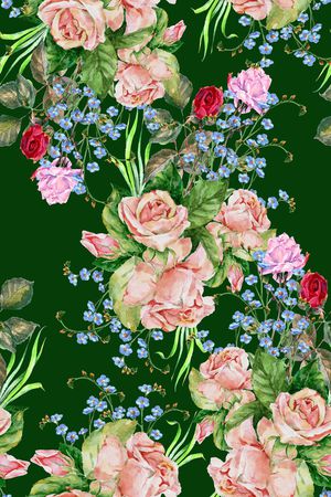 藏青印花华亿平台图片