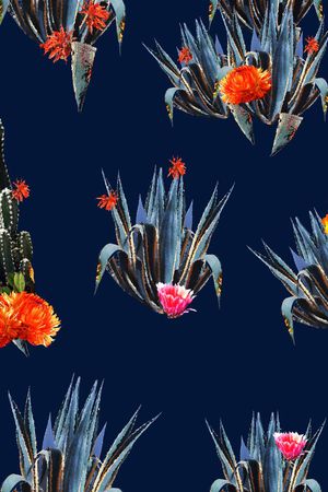 流行仙人掌印花华亿平台图片