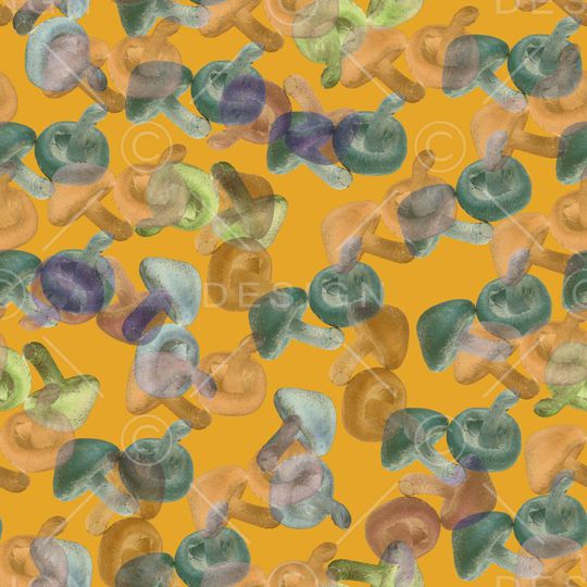 蘑菇印花华亿平台图片