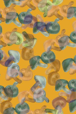 蘑菇印花华亿平台图片