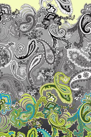 佩斯利印花华亿平台图片