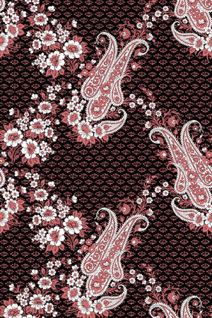 佩斯利印花华亿平台图片