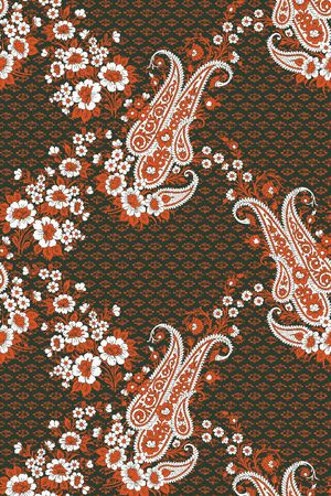 佩斯利印花华亿平台图片