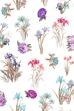 小碎花印花华亿平台图片