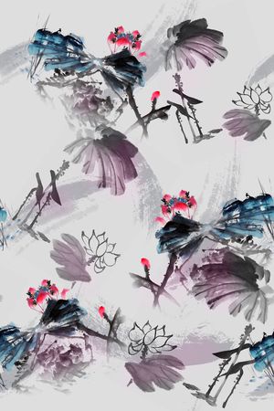 面料花印花华亿平台图片