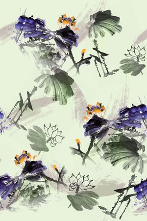 面料花印花华亿平台图片