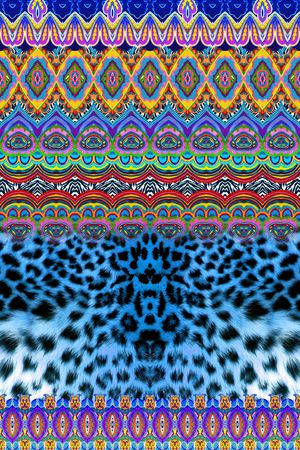 波西米亚印花华亿平台图片