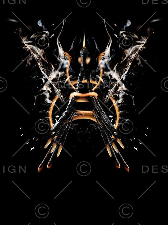 原创木炭燃烧印花华亿平台图片