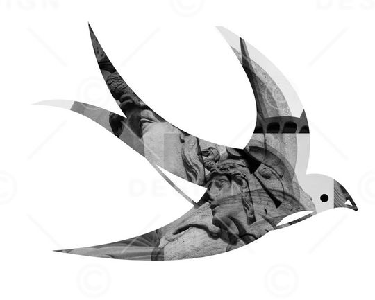 黑白印花华亿平台图片